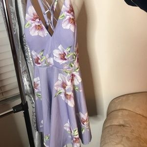 Purple floral dress size 2x/3X from curvysense